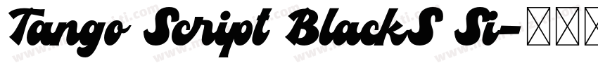 Tango Script BlackS Si字体转换